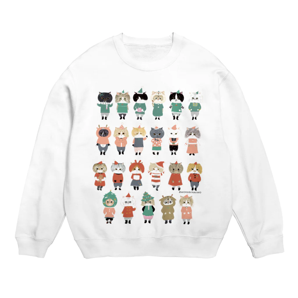 wokasinaiwoのコラボックス猫集合 Crew Neck Sweatshirt