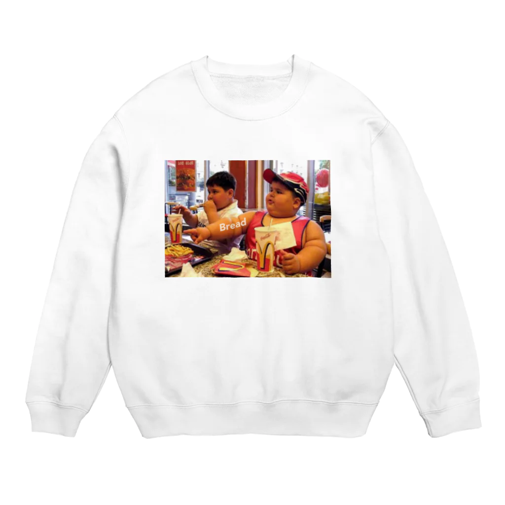 モモの食いしん坊 Crew Neck Sweatshirt