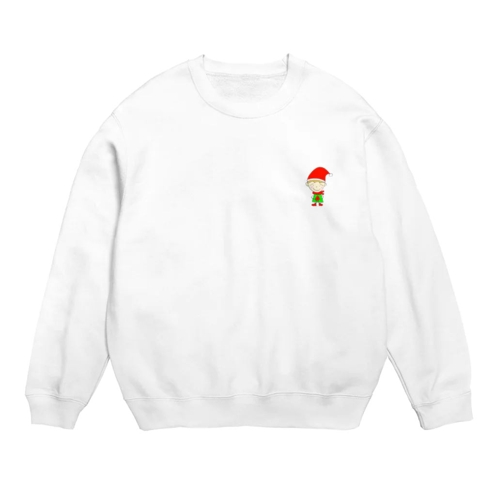 GANBARU15のいっちゃん サンタになる Crew Neck Sweatshirt