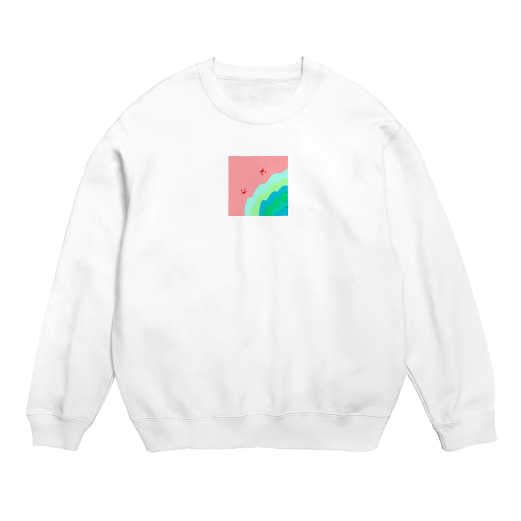 omochinouenの夢と現実のあいだ Crew Neck Sweatshirt