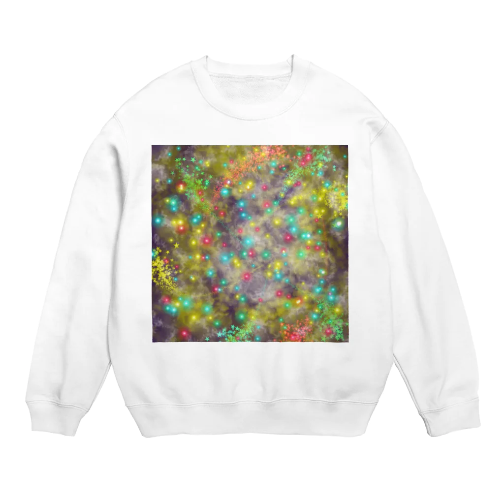 LeafCreateのGalaxyNightNo.14 Crew Neck Sweatshirt