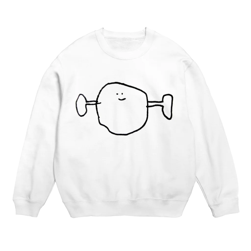 はくまいのおにく Crew Neck Sweatshirt