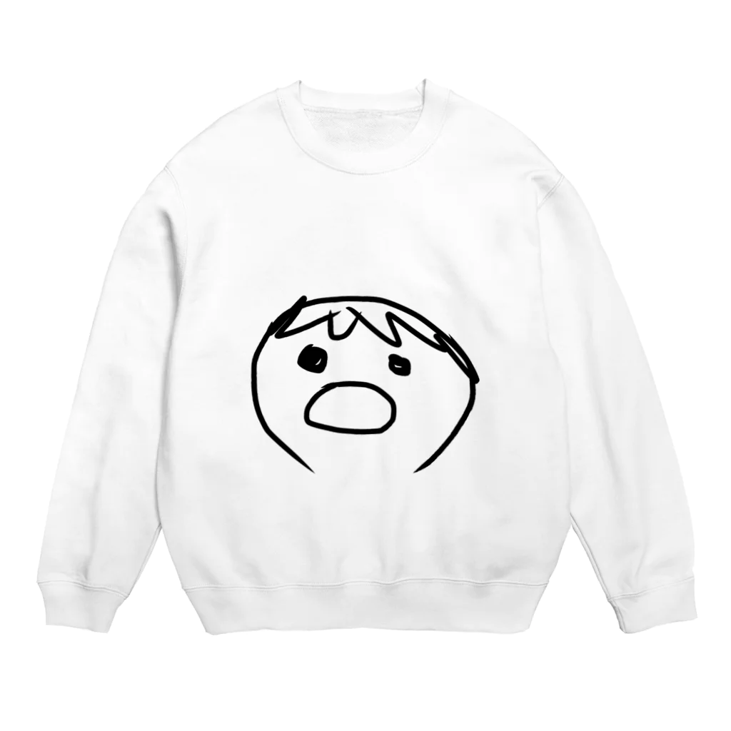 ぴぴストアのうちの子の似顔絵 Crew Neck Sweatshirt