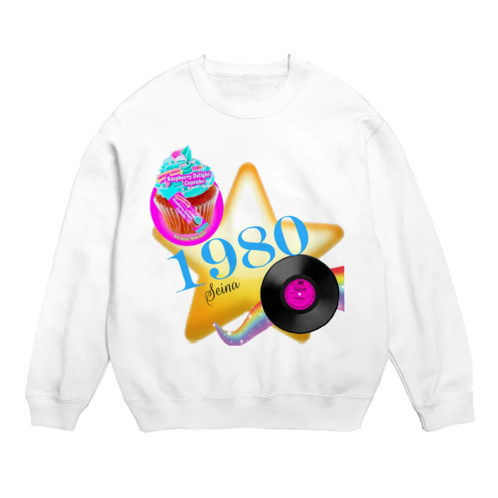 80’s colorful dreamの80's STAR⭐ Crew Neck Sweatshirt