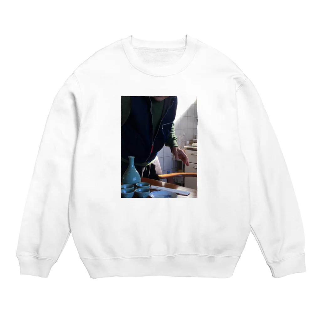 ヒロセの元日酒 Crew Neck Sweatshirt