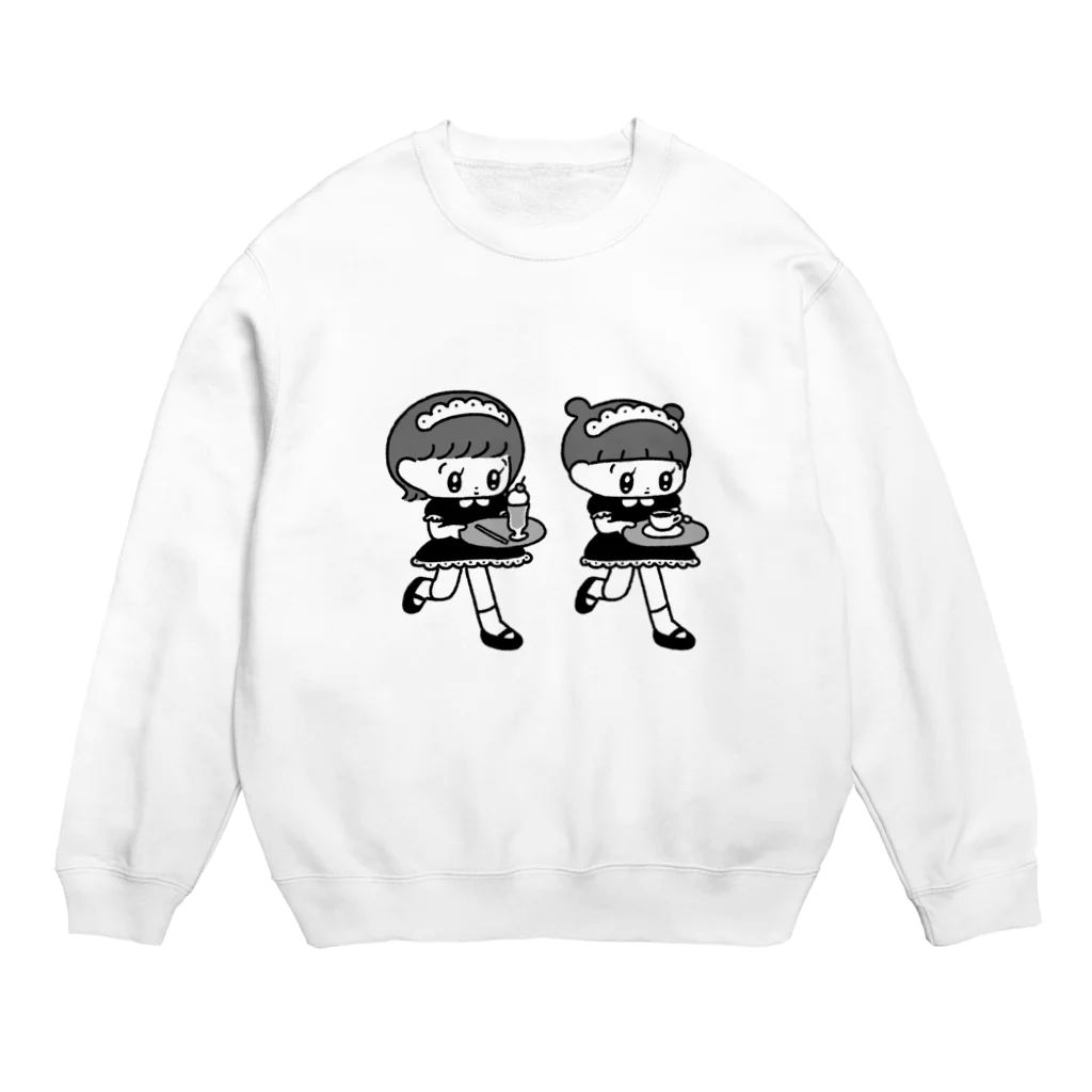 モニョチタポミチのウエイトレス Crew Neck Sweatshirt