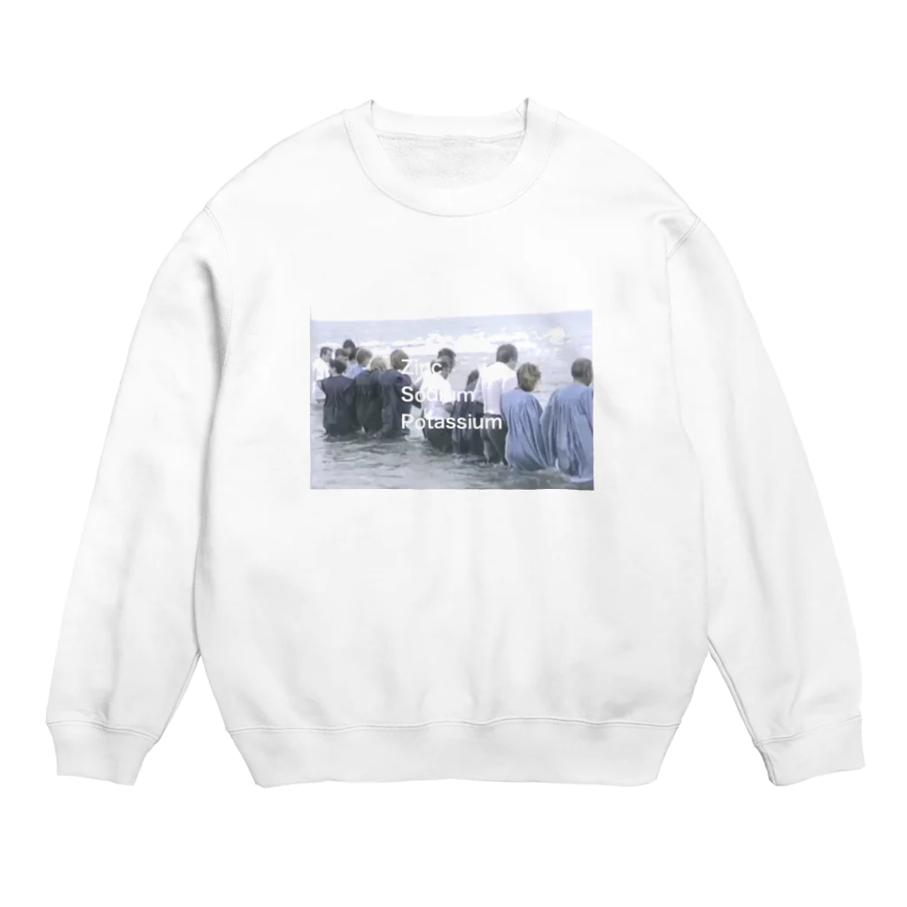 生clubの1997zinc ・sodium・potassium Crew Neck Sweatshirt