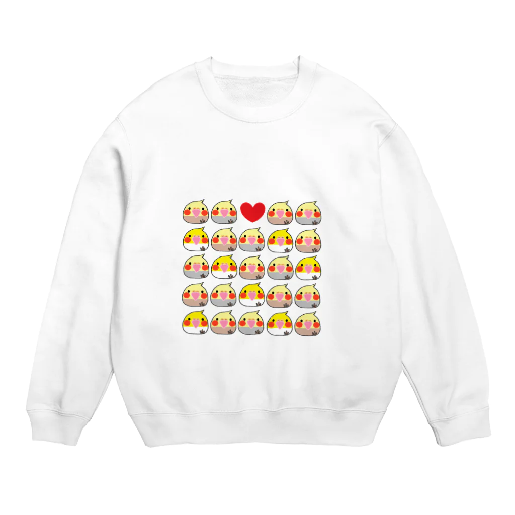 akink(ｱｷﾝｺ)のオカメだらけ Crew Neck Sweatshirt