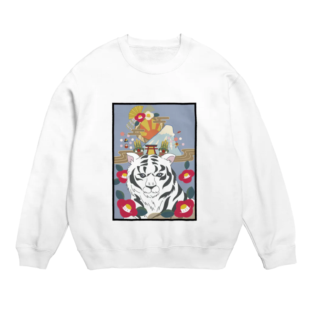 デザイナー'SショップPEROの虎　tora Crew Neck Sweatshirt