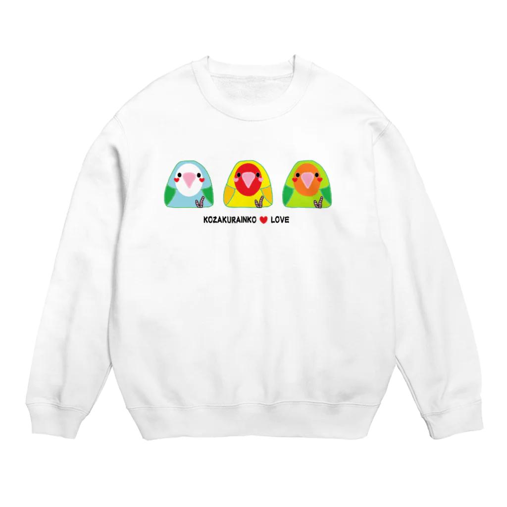 akink(ｱｷﾝｺ)のこざくらいんこ三兄弟 Crew Neck Sweatshirt