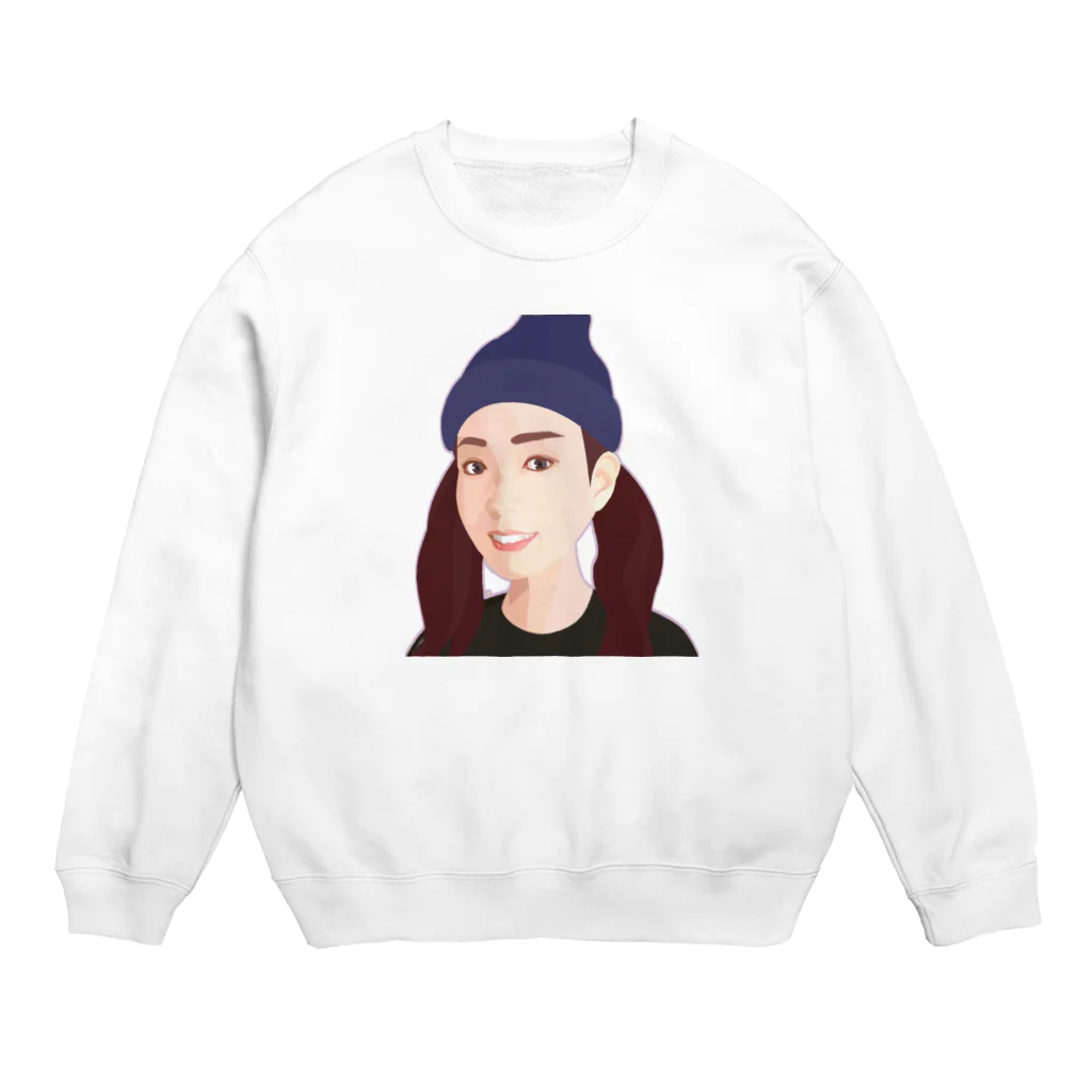 おちびのグッズ販売❤️のイラストおちび！ Crew Neck Sweatshirt