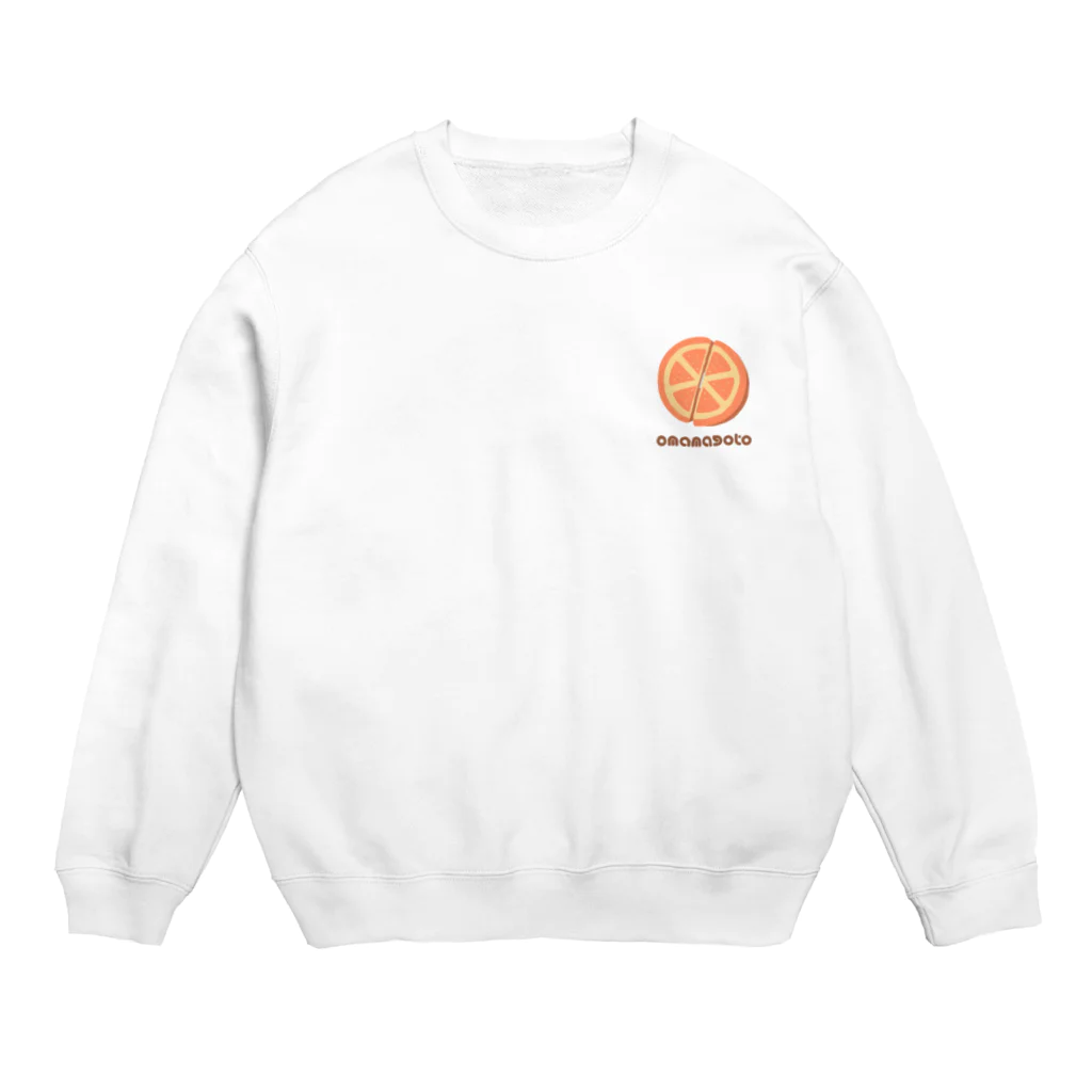 yoyokoのこちらは食べれません(みかん) Crew Neck Sweatshirt