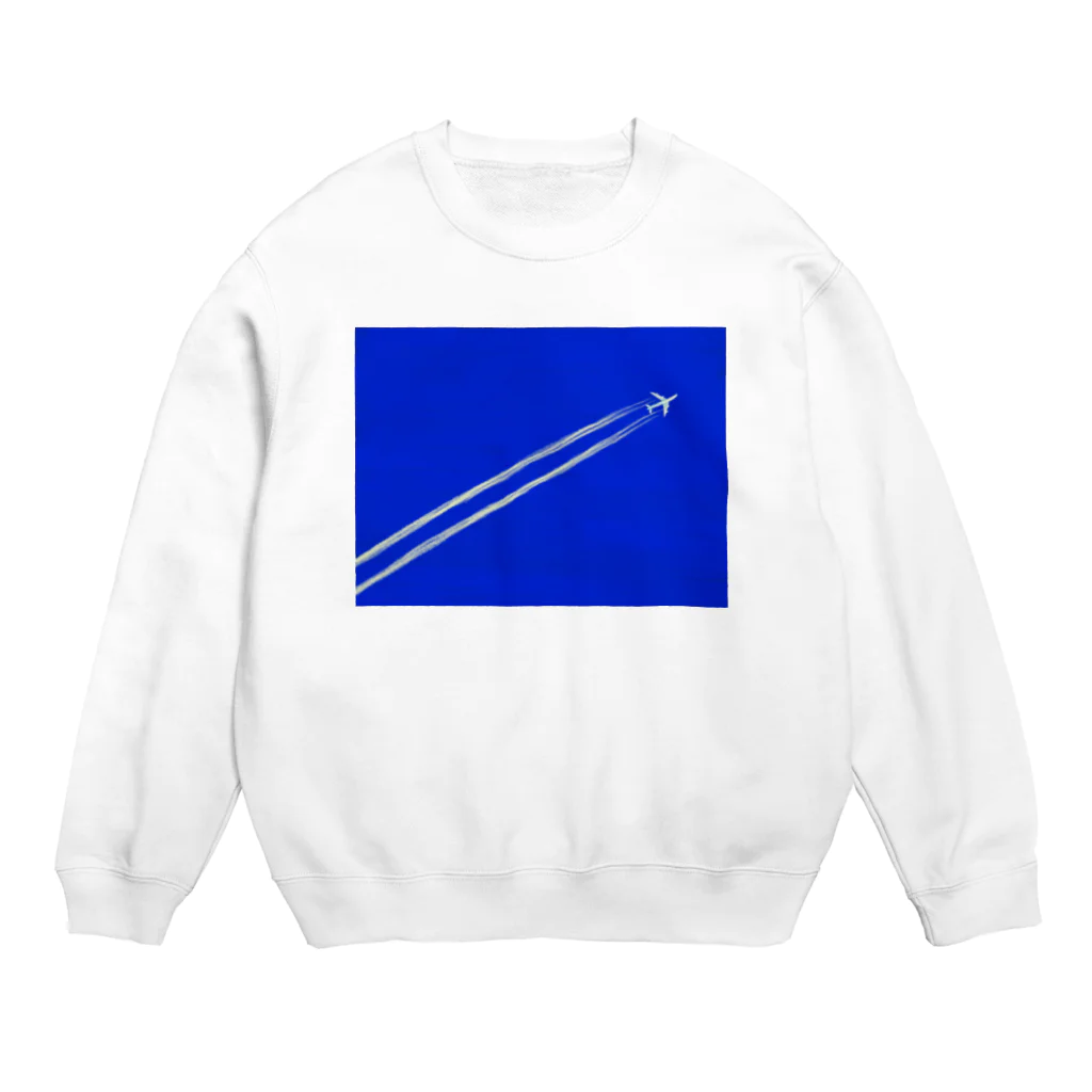 heyhhの飛行機雲 Crew Neck Sweatshirt