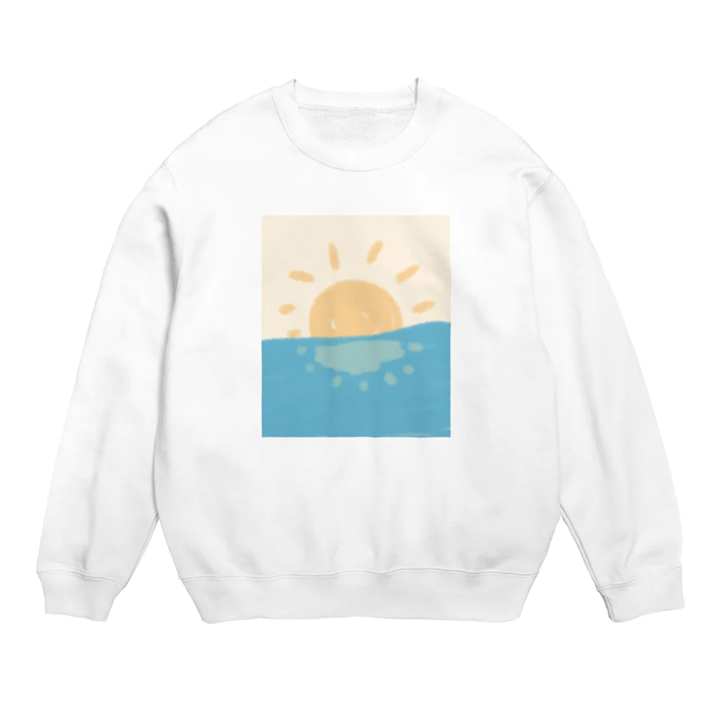 十織のお店の初日の出 Crew Neck Sweatshirt