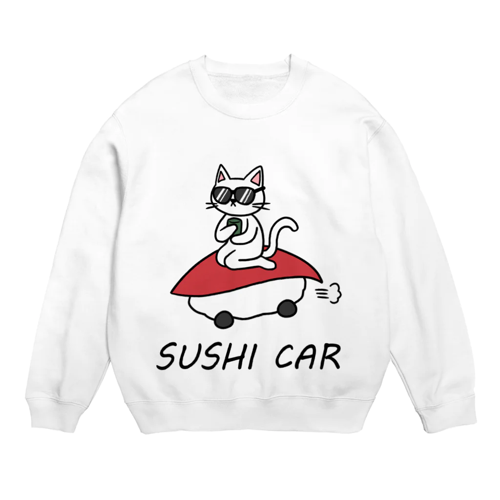 魚海水産のSUSHI CAR Crew Neck Sweatshirt