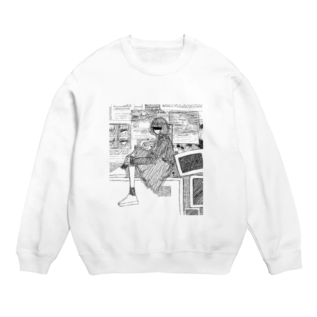 ありまのrakugaki Crew Neck Sweatshirt