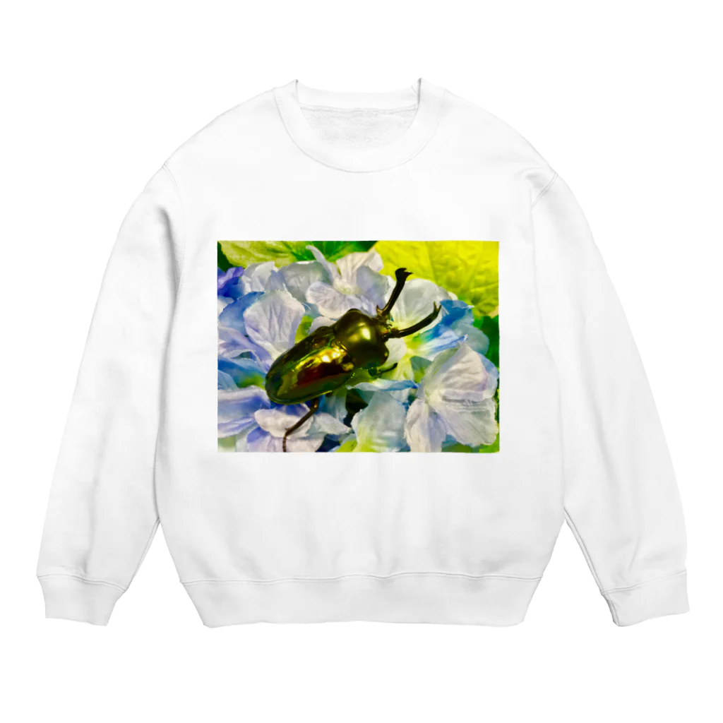 Higurashi430のクワガタ ☆ニジイロクワガタ☆ Crew Neck Sweatshirt