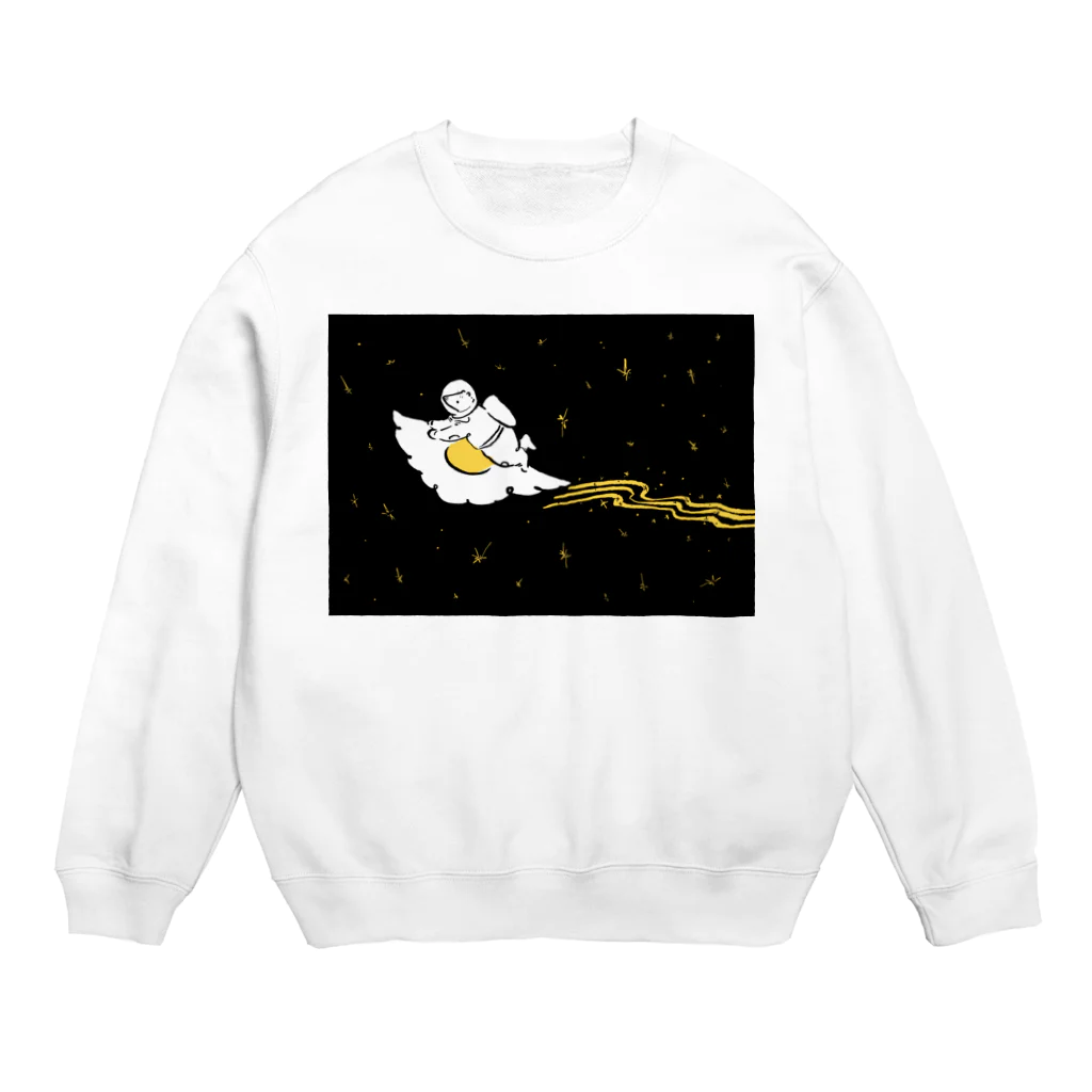 pukupekoのうちゅー🍳 Crew Neck Sweatshirt