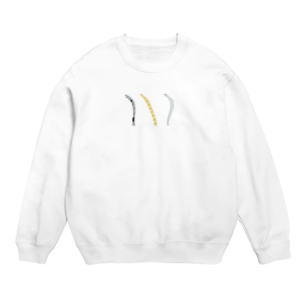 puikkoのチンアナゴ Crew Neck Sweatshirt