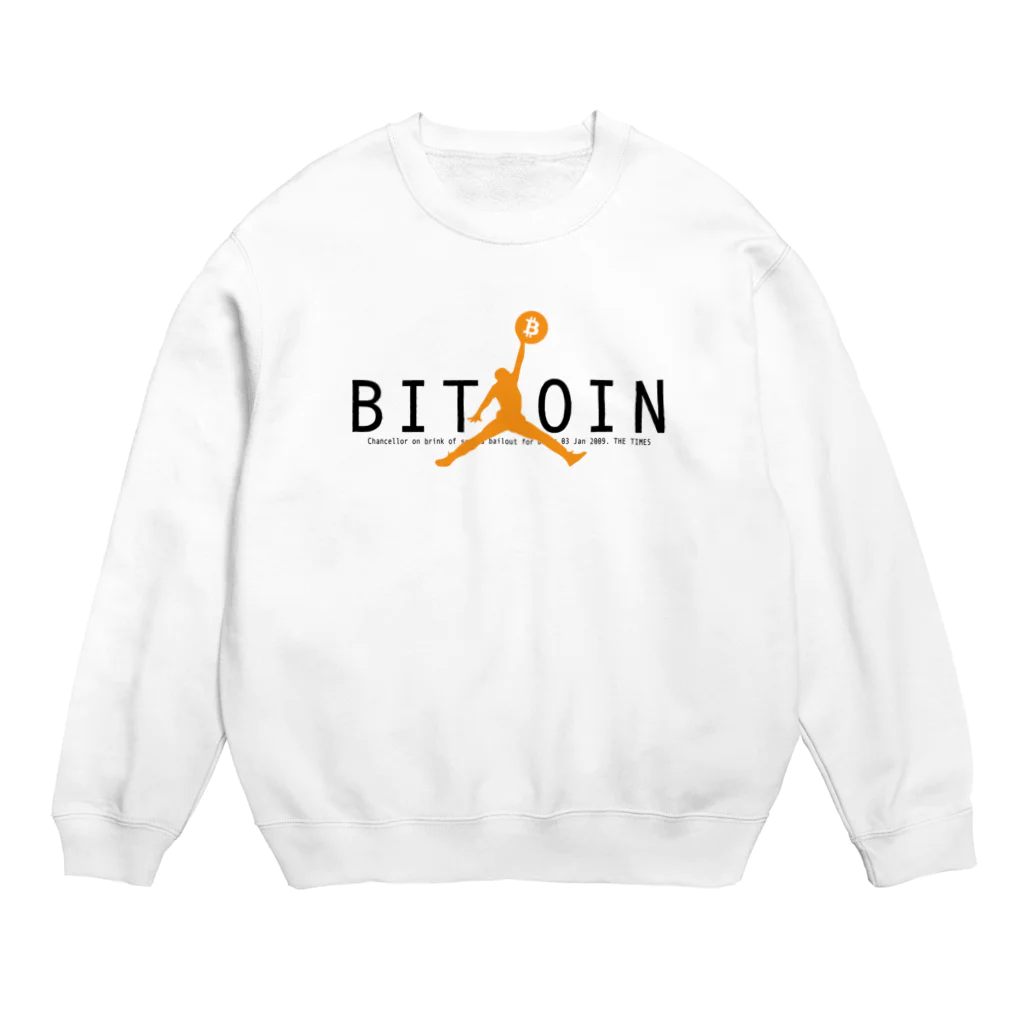 クリプトNのBTC-T-01 Crew Neck Sweatshirt