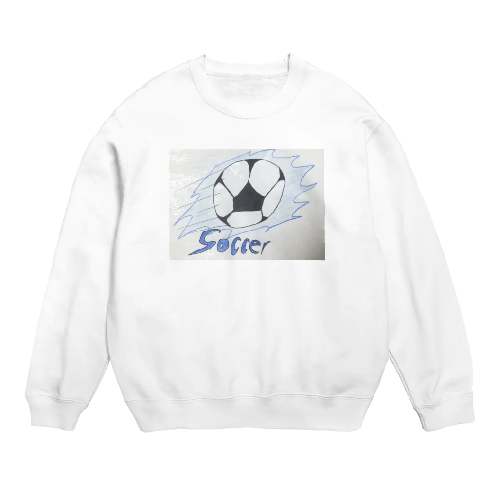 fashiondesignerのサッカーボール Crew Neck Sweatshirt