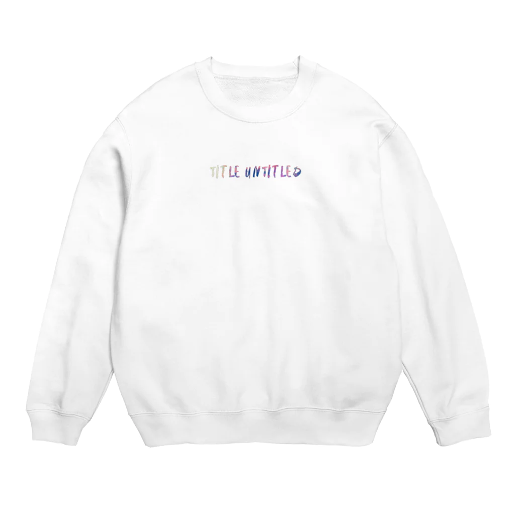 title UNTITLEDのtitle UNTITLED|22SS_LOGO スウェット