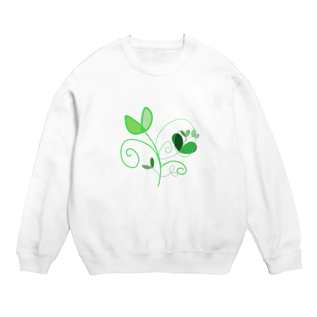 ノーチェの部屋のグリーンライフ Crew Neck Sweatshirt