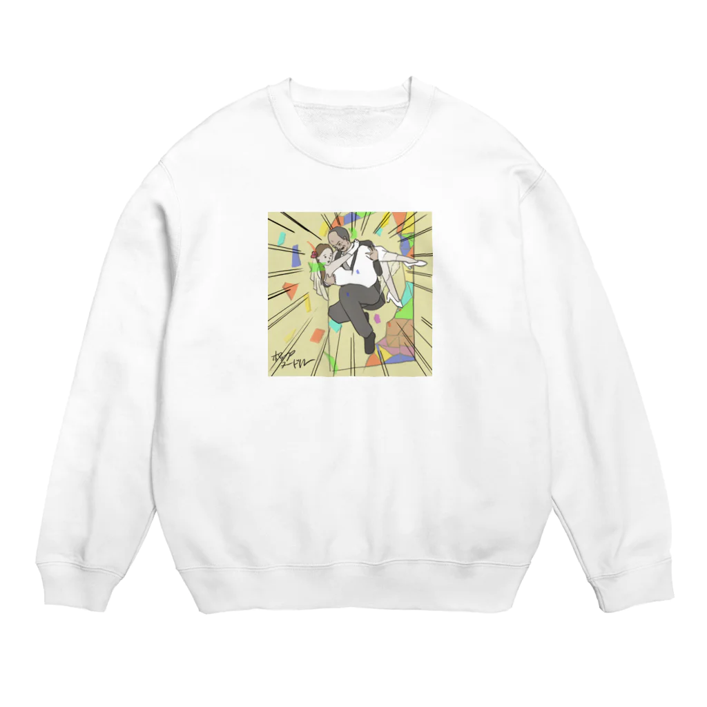 ポップヌードルの娘はやらん Crew Neck Sweatshirt