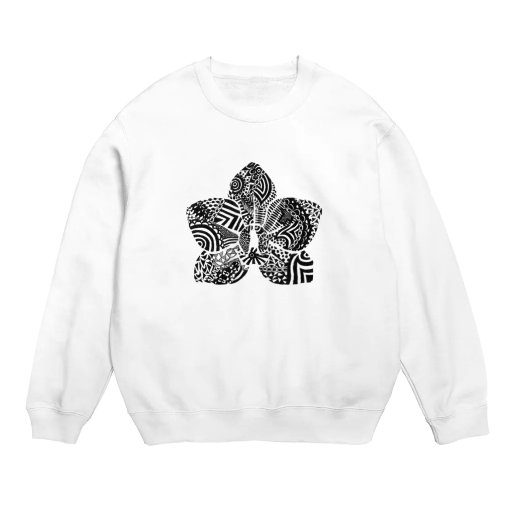 松本新菜の胡蝶蘭 Crew Neck Sweatshirt