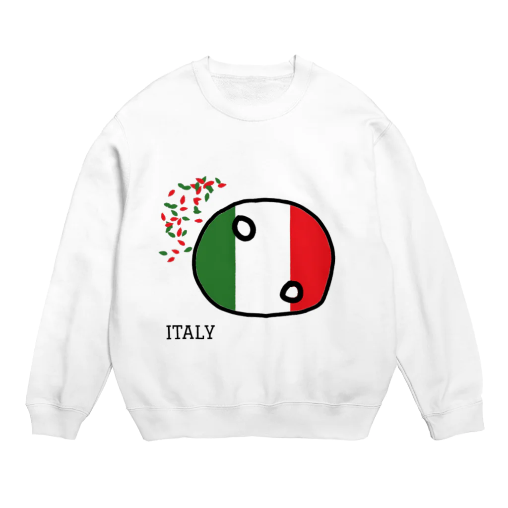 ポーランドボールSHOPのいたりあ（ITALY） Crew Neck Sweatshirt