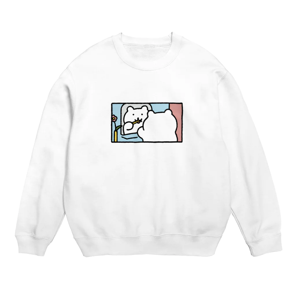 かわしまさきのまいにちはみがき Crew Neck Sweatshirt