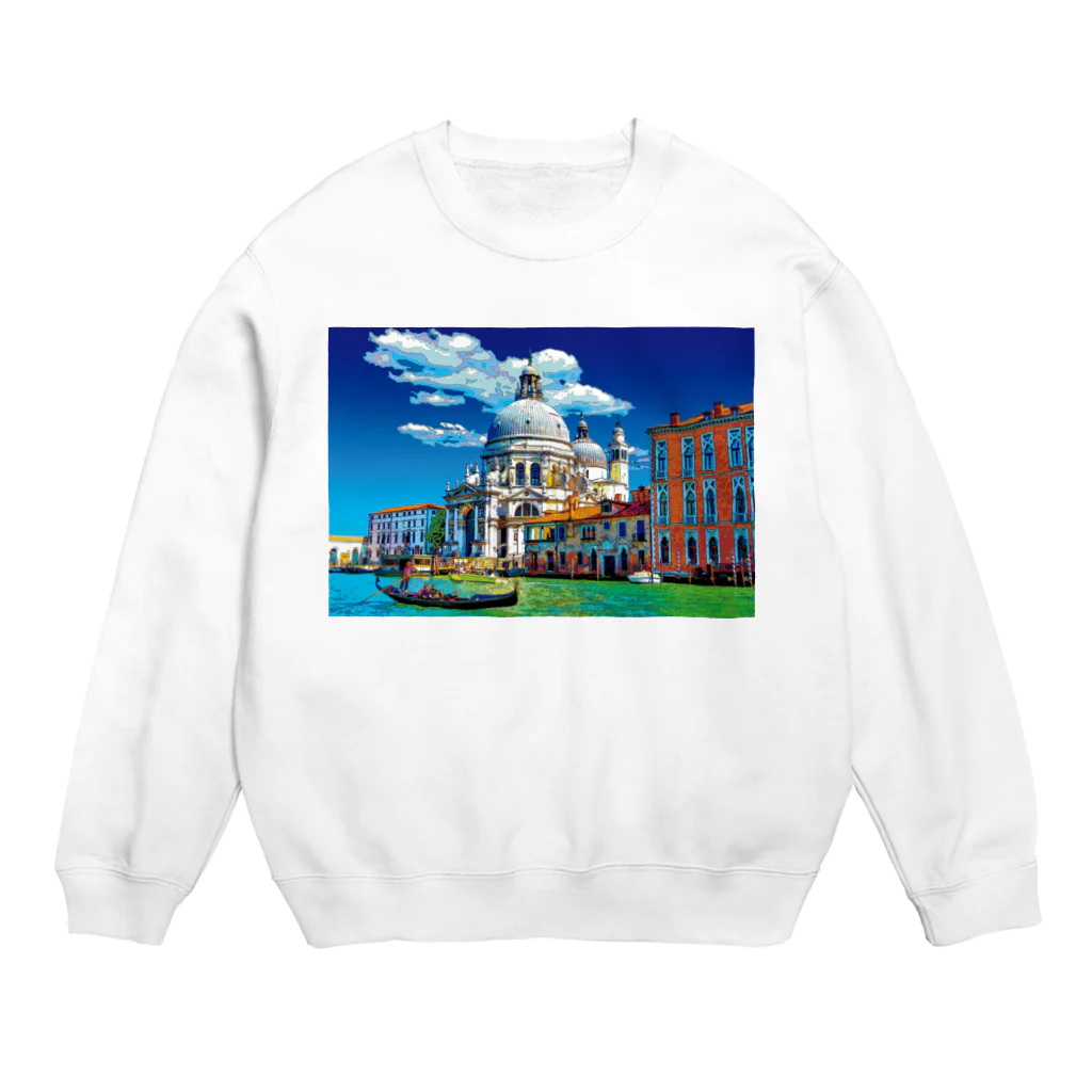 GALLERY misutawoのイタリア サンタ・マリア・デッラ・サルーテ聖堂 Crew Neck Sweatshirt