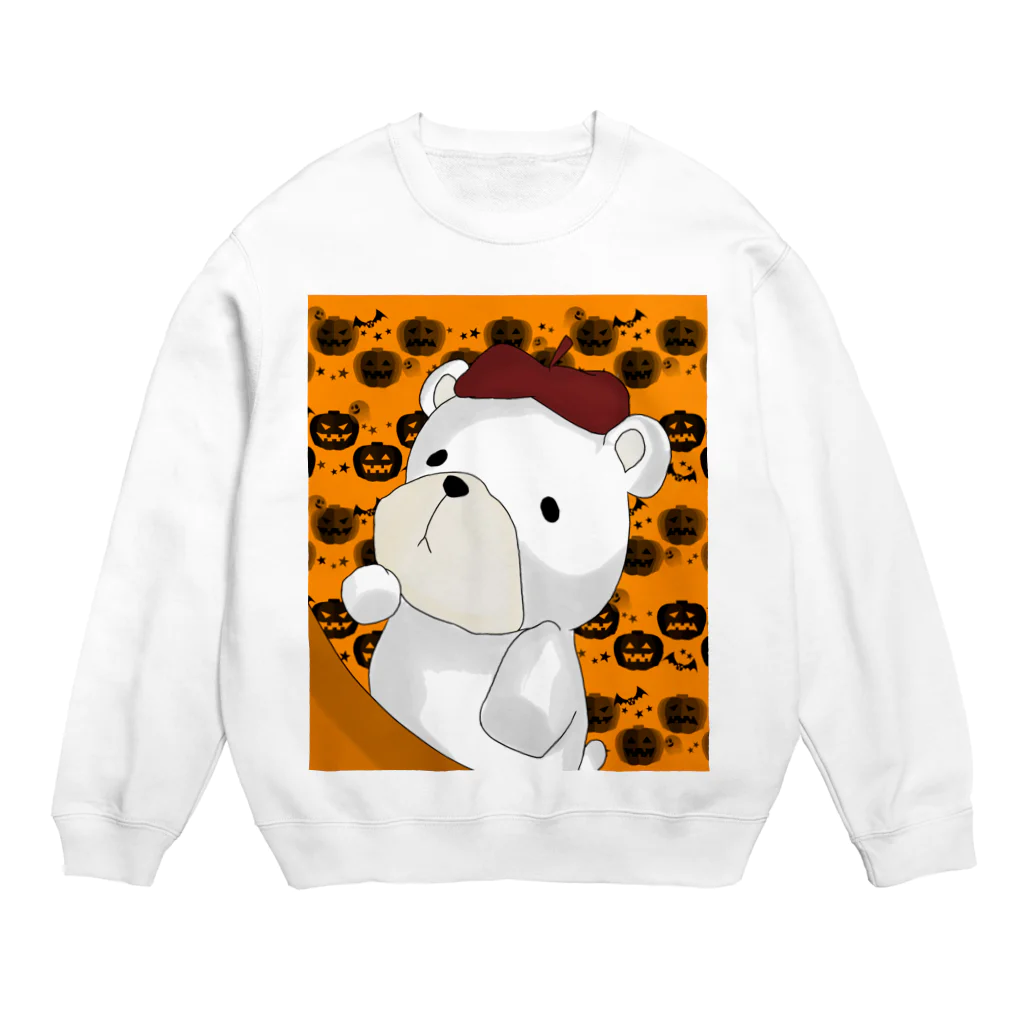 ほわくん💧のハロウィン Crew Neck Sweatshirt