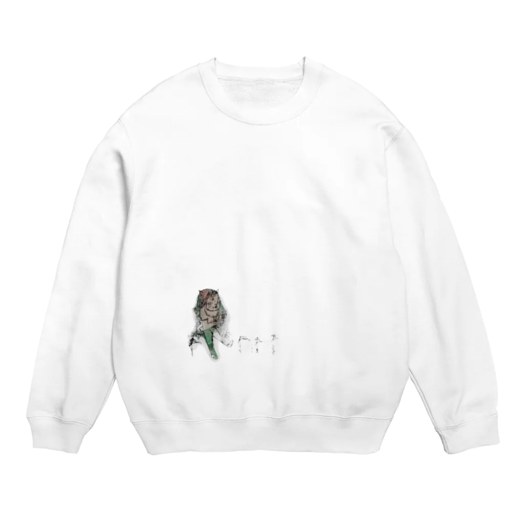 エビチリのウマクオドレナイ Crew Neck Sweatshirt