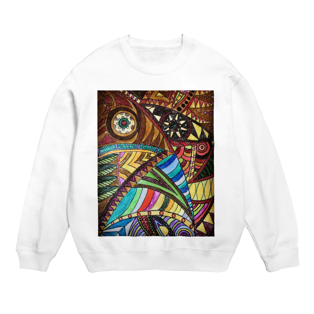 SUCKMAN's SHOPの柄 Crew Neck Sweatshirt