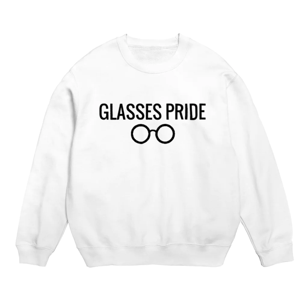 Gokiboの白GLASSES PRIDE Crew Neck Sweatshirt