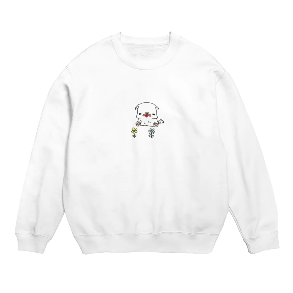 日の大和のぺーすけ のんびり Crew Neck Sweatshirt