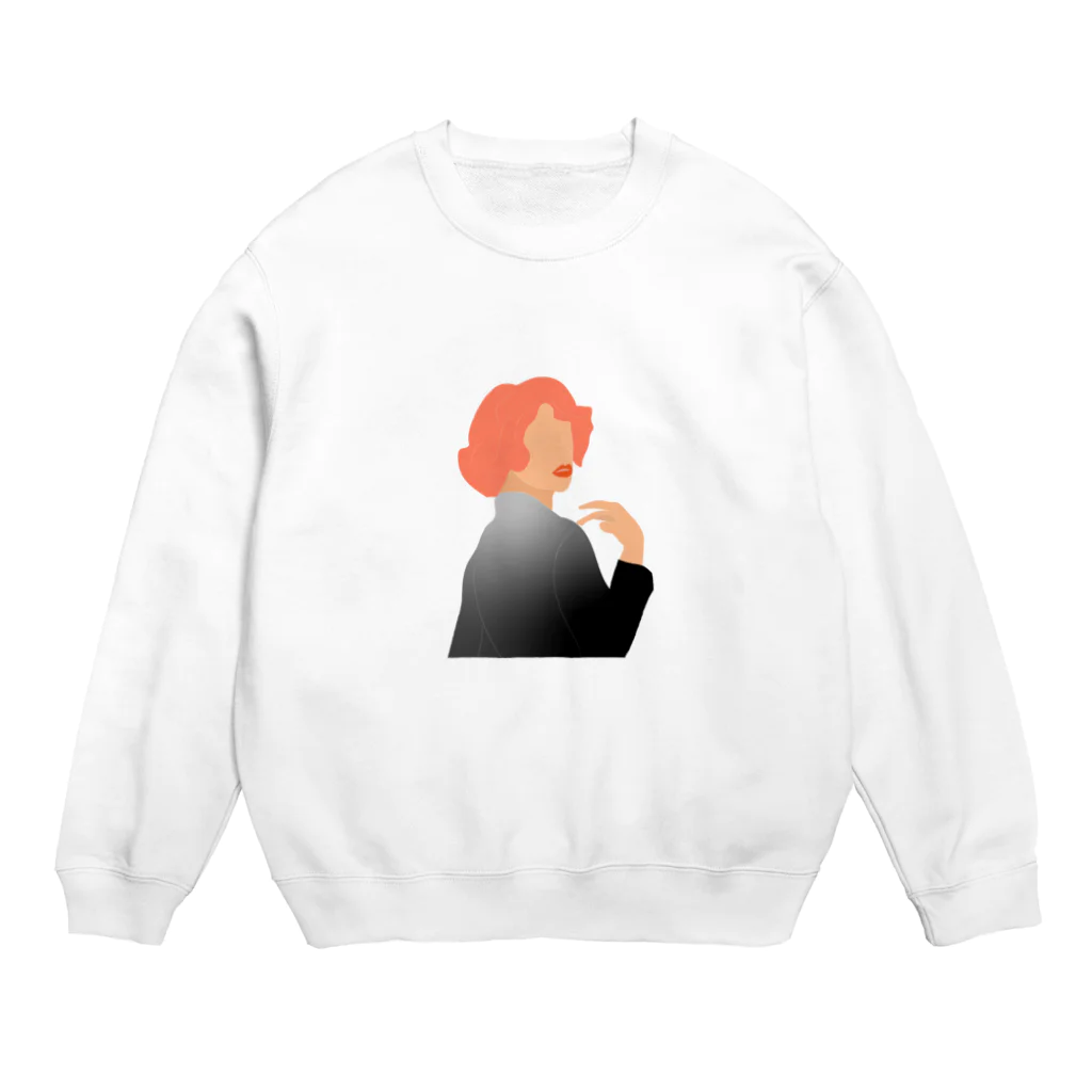 RainbowTokyoの振り返り美人 Crew Neck Sweatshirt