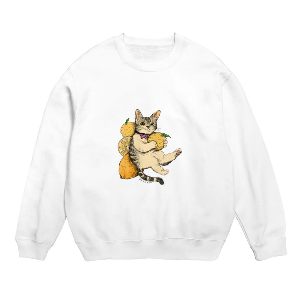 mumimumのぽんちゃん！ Crew Neck Sweatshirt