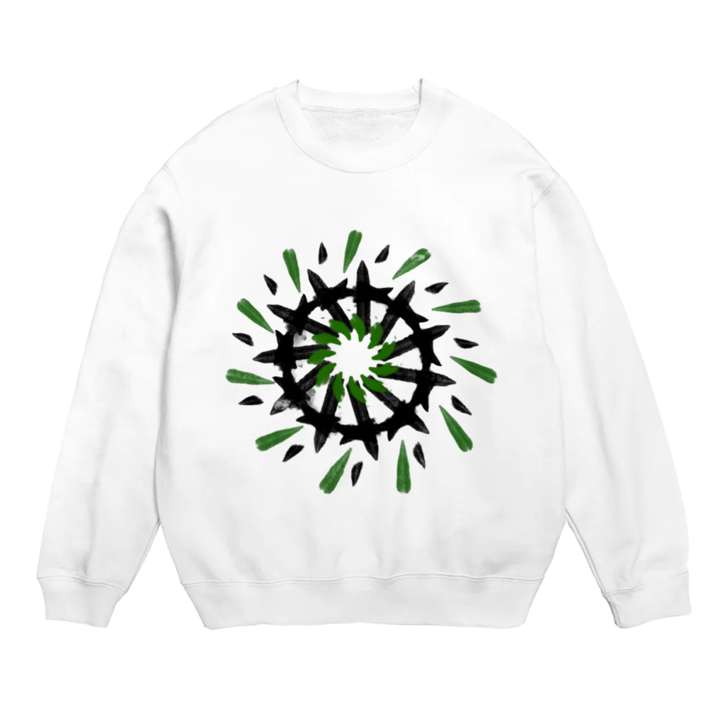 InterstellarのInterstellar 【惑星爆発(緑)】 Crew Neck Sweatshirt