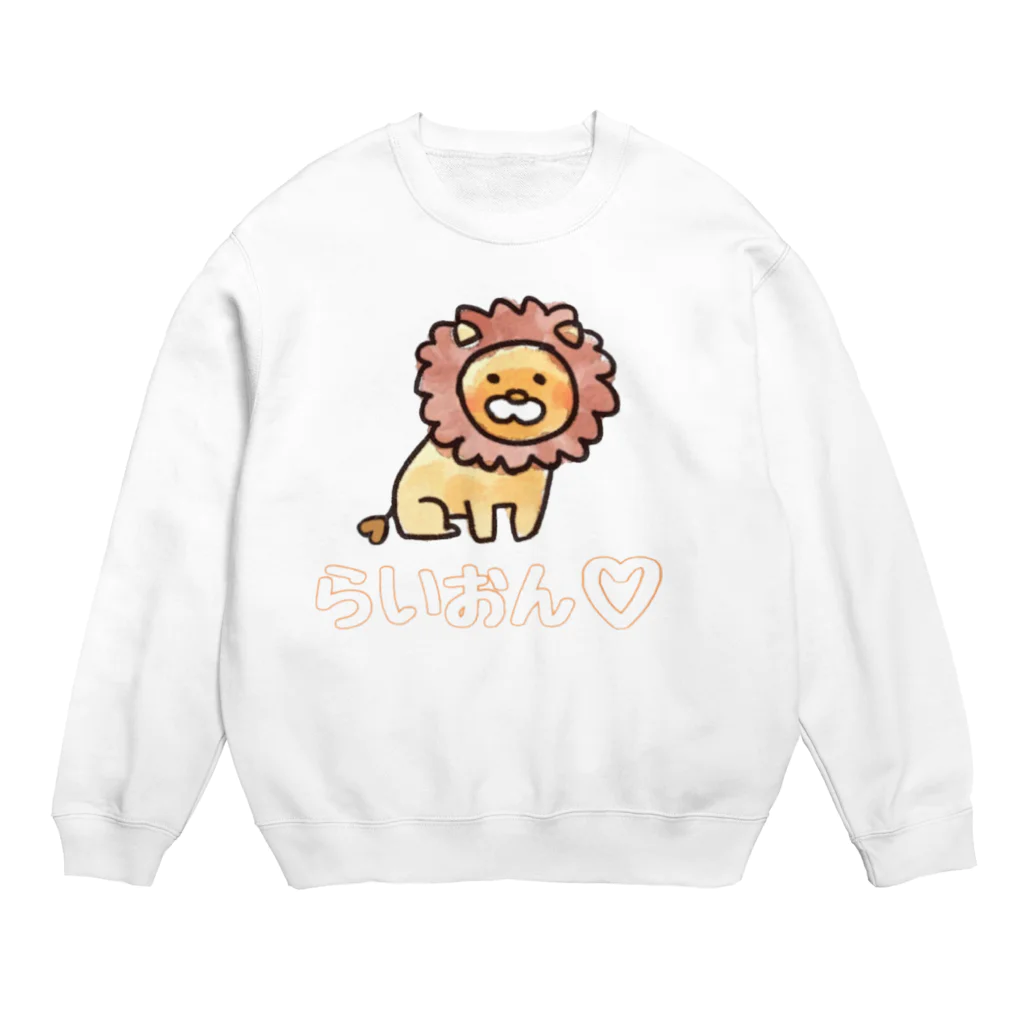 e'rableのらいおんハート Crew Neck Sweatshirt