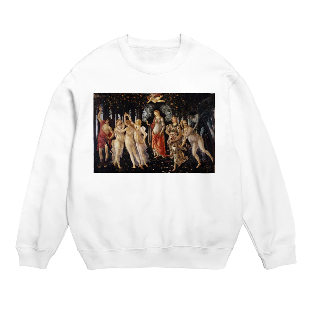 ArtGoodsのサンドロ・ボッティチェッリ『春（プリマヴェーラ）』 Crew Neck Sweatshirt