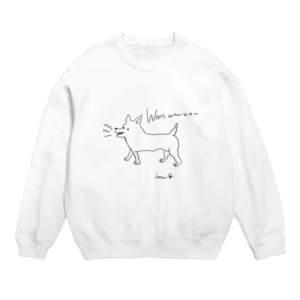 chikoro2525のinu  Crew Neck Sweatshirt