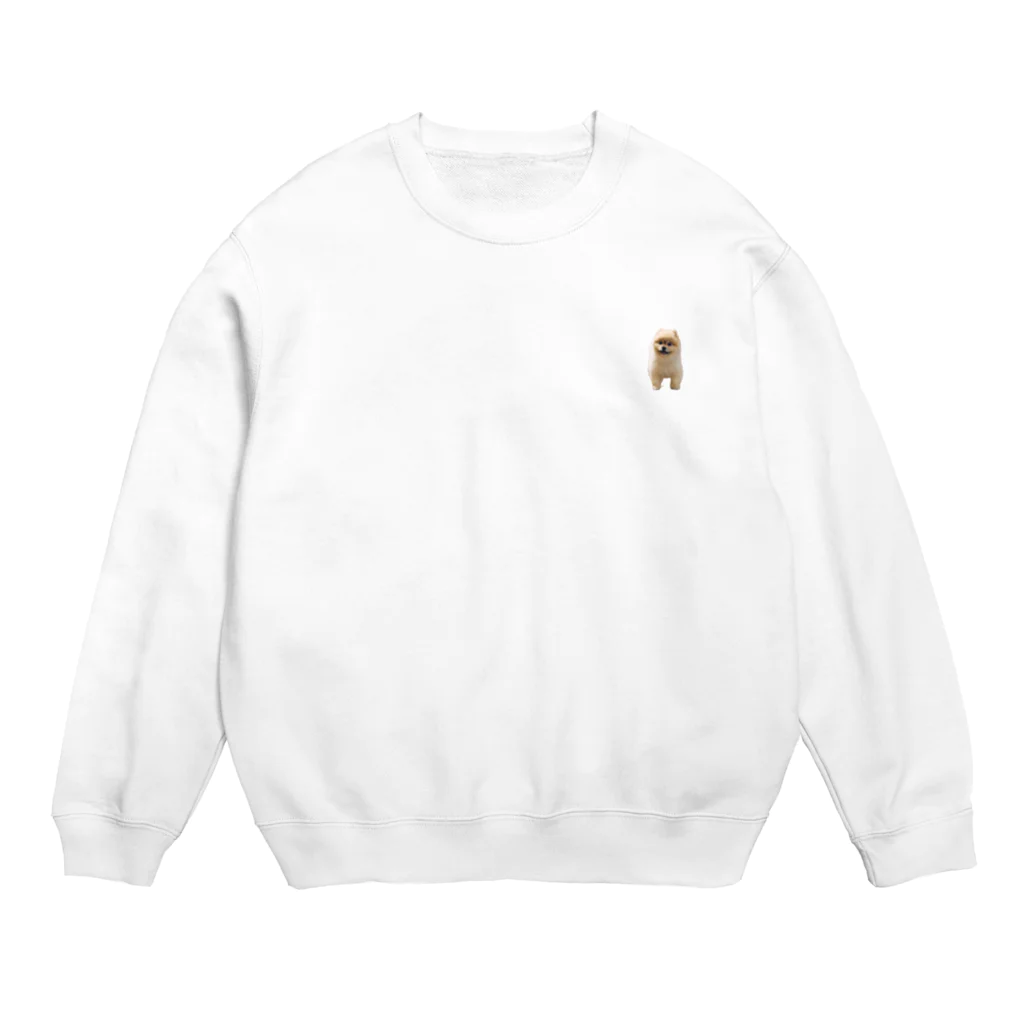 ポメラニアンのココちゃんのポメラニアンのココちゃん Crew Neck Sweatshirt