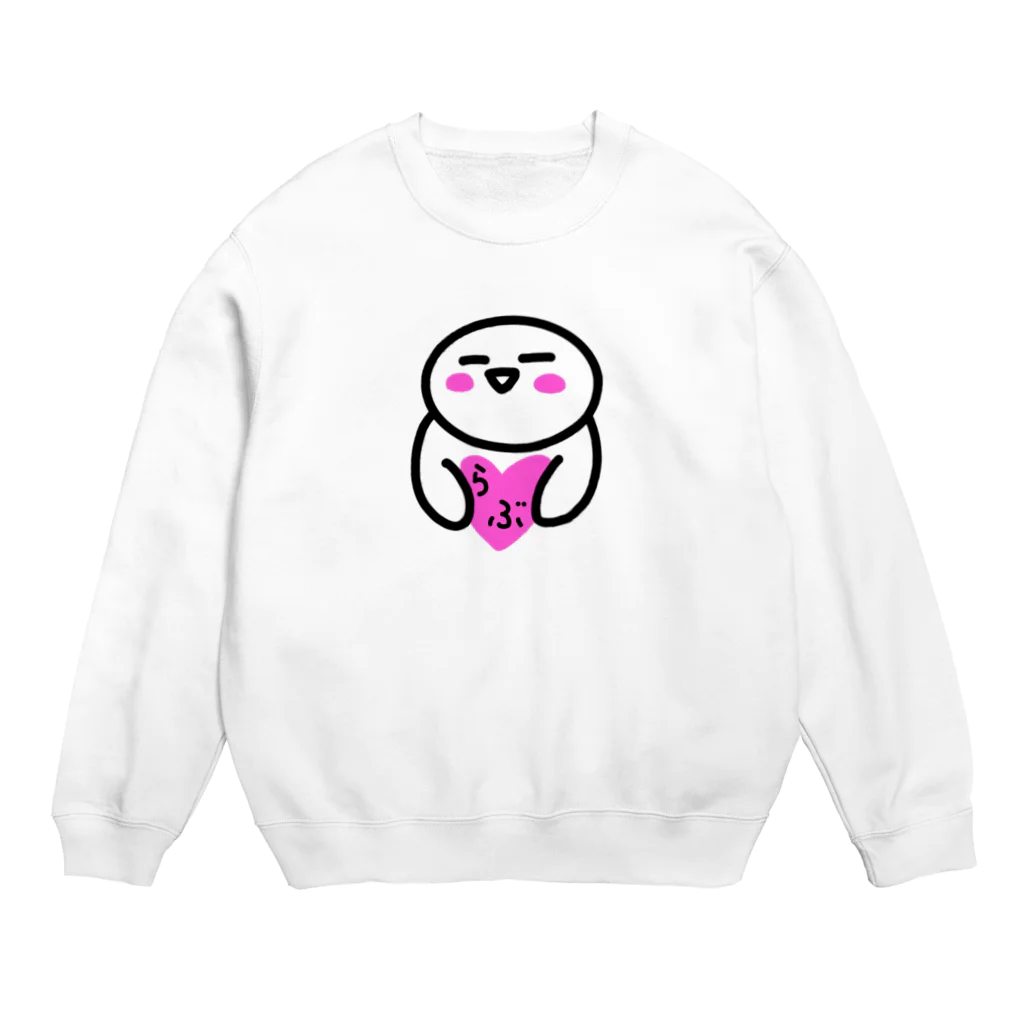 こだまというまるい生き物のこだまというまるい生き物(らぶち) Crew Neck Sweatshirt