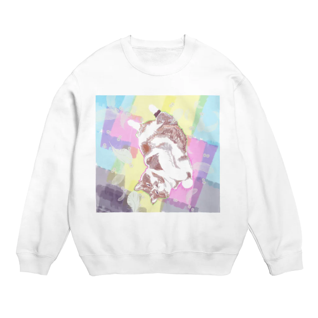 水木レナ＠カクヨム＠なろうのしあわせのスコちゃんｖ Crew Neck Sweatshirt