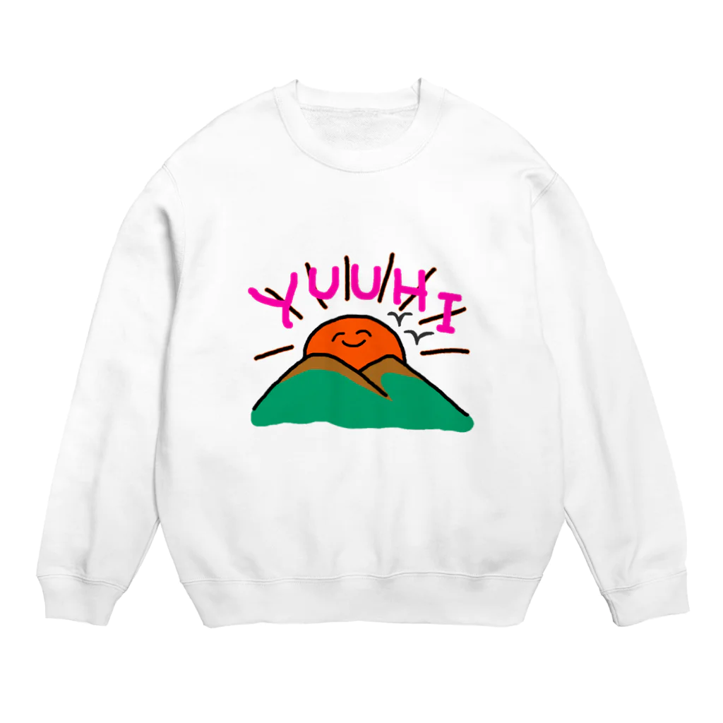 真鳥のゆる夕日 Crew Neck Sweatshirt