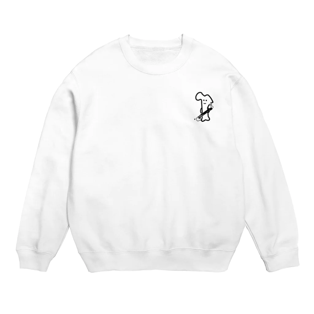 だいたいこつくんのだいたいこつくん  Bass Clarinet ver. Crew Neck Sweatshirt