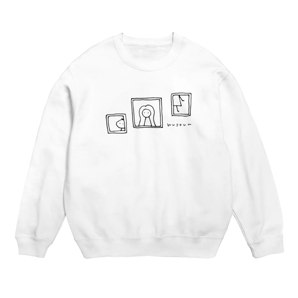 rurugirlのミュージアム Crew Neck Sweatshirt