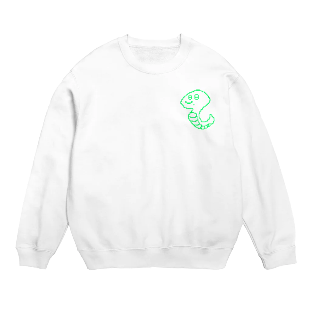 シラタクのネオ・ヘビ Crew Neck Sweatshirt